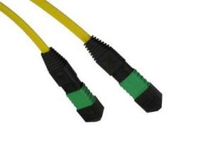 Wholesale MTP/MPO 12 cores Female 9/125 OM2 Singlemode Type A MTP/MPO Fiber Patch Cable for network from china suppliers