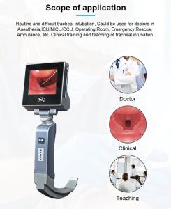 Wholesale ICU NICU CCU Electronic Intubation Video Laryngoscope Rechargeable from china suppliers