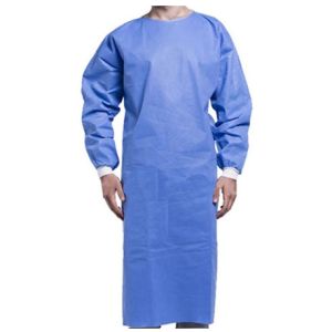 Wholesale SMS Disposable Isolation Gowns With Knitted Cuffs CE FDA Certification from china suppliers