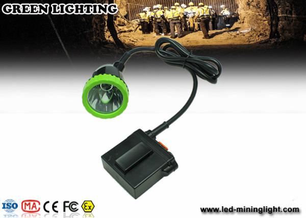 Long wire LED Mining Lamps With 1500mA 3.7V Lithium Battery , Impact Resistant