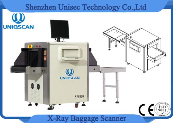 24 Bit Single energy SF5030A airport security scanners with 500*300mm tunnel