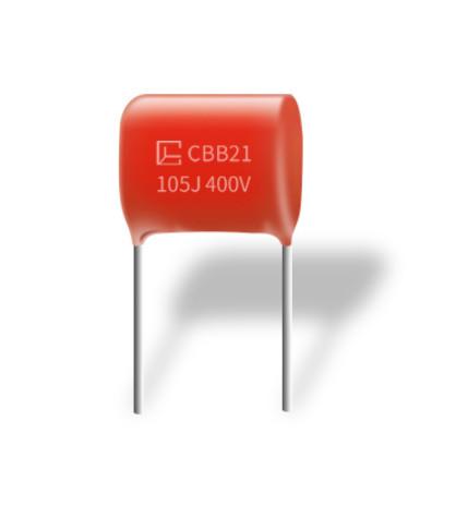 CBB21 105J 400V P15MM Metallized Polypropylene Capacitors Good Moisture