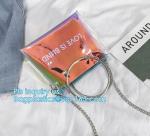 Fashion Women handbag Transparent PVC Clear Beach single shoulder bag,woman