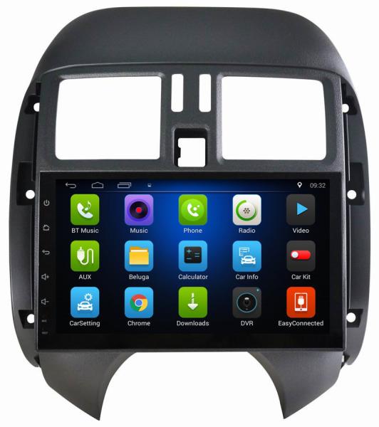 Ouchuangbo auto radio gps navi android 8.1 for Nissan Sunny 2011-2013 with BT
