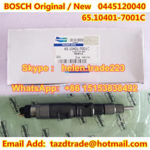 Wholesale BOSCH 0 445 120 040 Original /New Injector 0445120040 / 65.10401-7001C for DAEWOO DOOSAN from china suppliers