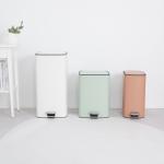 Stainless Steel 11.5L Soft Close Square Pedal Trash Bin for Living Room and