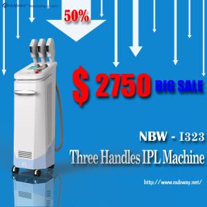 Wholesale Breakdown price! 50% discounts off!!! 3 handles professional IPL skin rejuvenation system from china suppliers