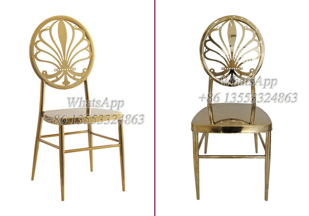 Gold Stainless Steel Wedding Chair Supplier From China (YS-82-1)