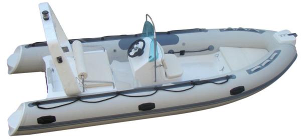 480 Cm PVC Small Rib Boat 216 KGS Multifunctional Angler Panga Boats With Fish