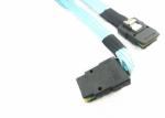 Self Lock 12Gbps Left Angle 0.5 Meter Internal SAS Cable