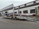 CIMC Factory Direct Quality Stainless Steel 2 Axle 8-9 Load Car Transport Semi