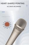 Metal Desktop Microphone For Podcasting Gaming 20Hz - 20KHz Shockproof