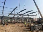 EN Standard Q355 Light Steel Structure Workshop With Corrugated Steel Sheet Roof