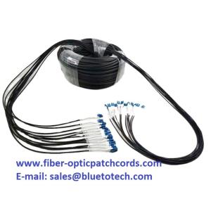 Wholesale Flexbile Fiber Optic Patch Cord LC Uniboot Armoured Optical Fiber Cable 12 Core from china suppliers