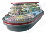 Open Chiller Showcase Display Case Commercial Refrigerator Freezer Upright