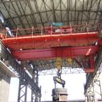 Casting Steel Mill Double Girder Overhead Crane 30 Ton High Work Efficiency