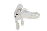 White Color Baby Stuffed Bunny Long Ears 20CM Height Non - Toxic Material