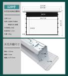 IR 150" Recessed Electric Projection Screen 240V