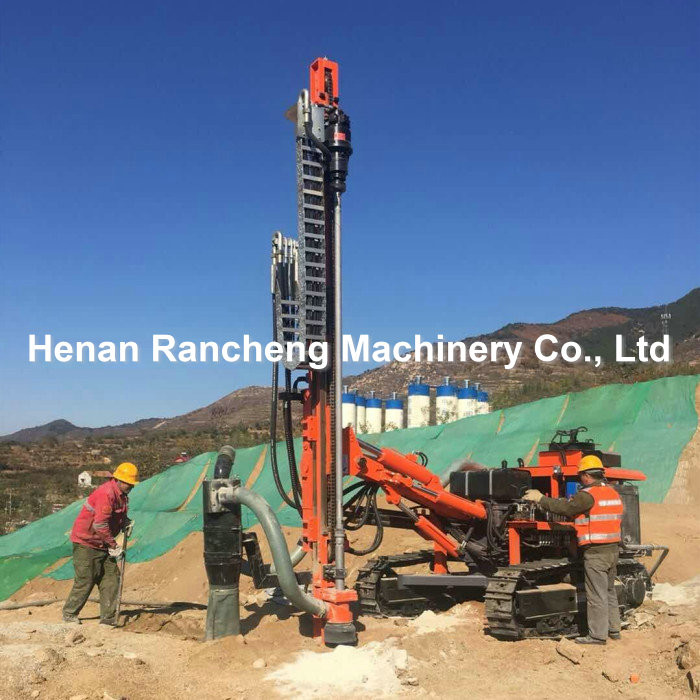 Hydraulic Crawler DTH Drilling Rig Machine 61HP Diesel Engine 40m Bore Depth