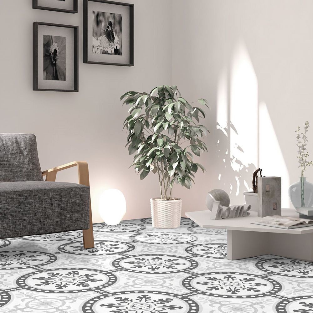 Antibacterial 250x250mm Floor Tile For Bathroom And Gray Ceramic Rustic Tiles For Living Room