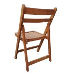 Solid Wood Cover Material Nordic Design Foldable Dining Chair for Restaurant