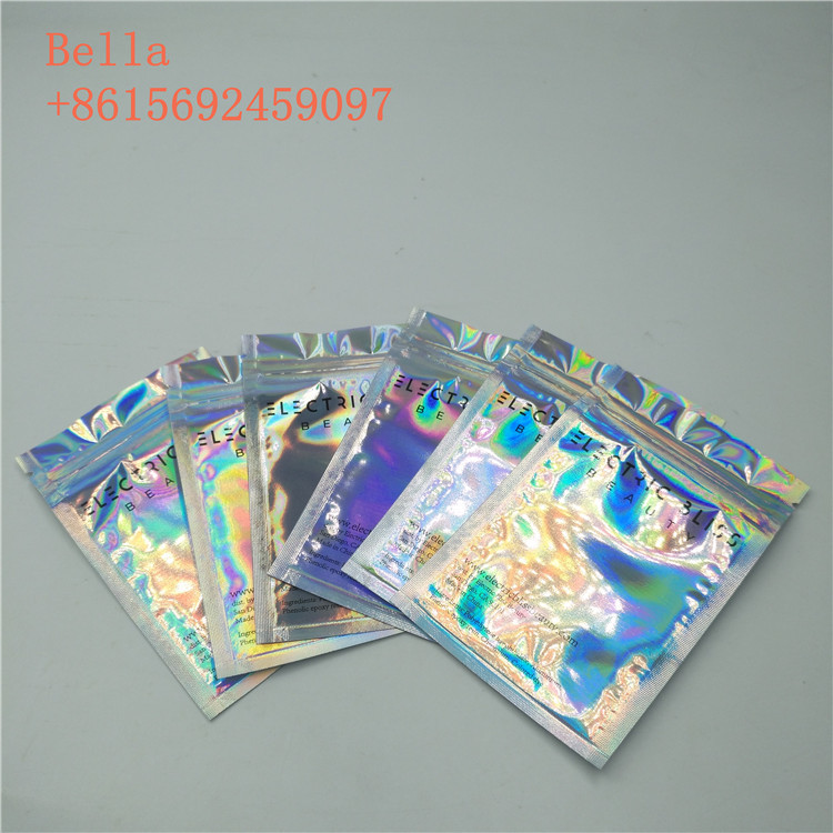 Zipper Powder Foil Packaging Bags Small Size Three Side Seal For Herbal And Tea