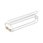 Cup Shelf Under Cabinet Double Row Stemware Racks No Drilling Metal Wine Glass