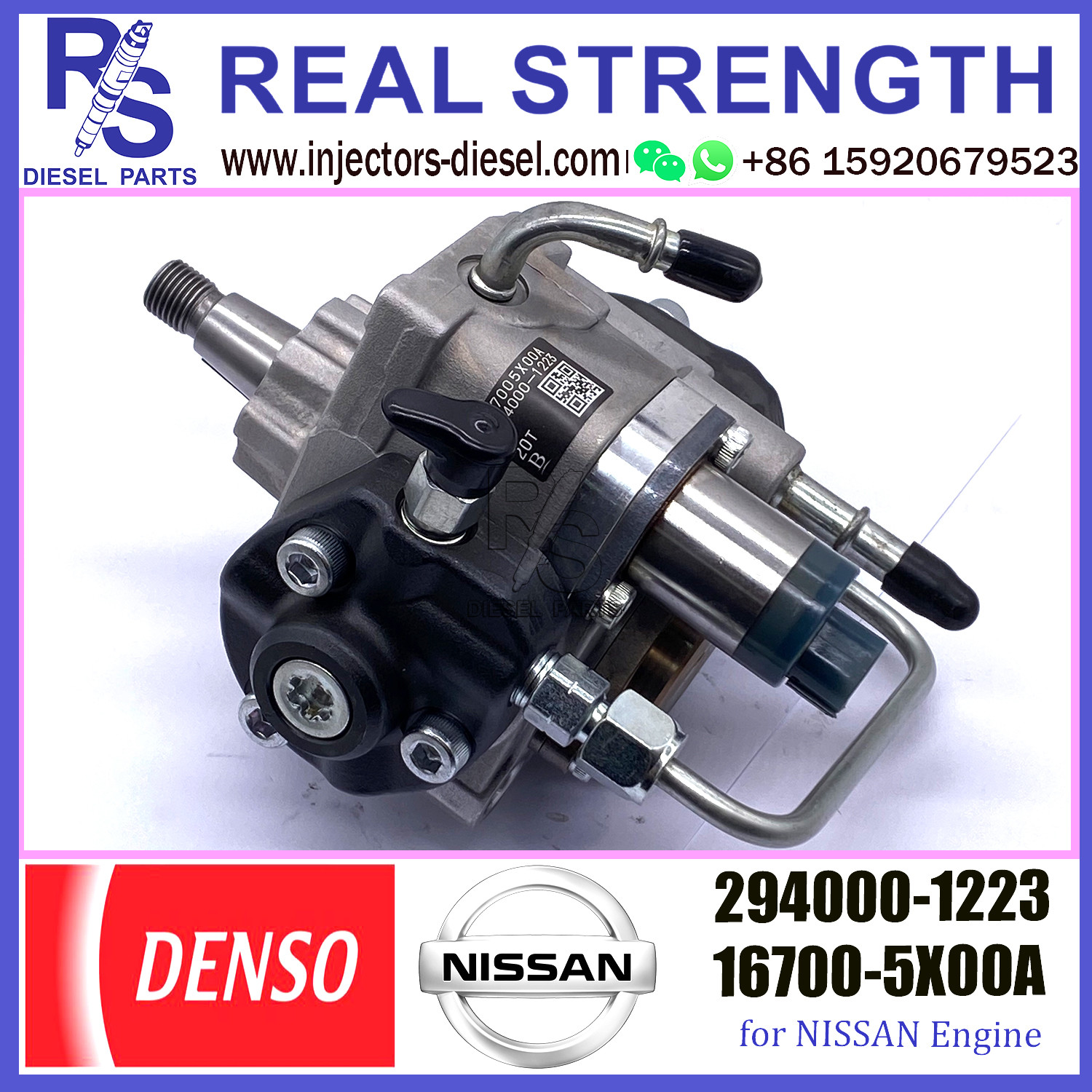 Diesel HP3 Fuel Injection Pump 294000-1223 16700-5X00D For NISSAN PICK UP YD2K3