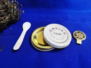 Wholesale 0.28mm Food Grade Tinplate Caviar Packaging Vacuum Empty Can tin 10g with printing from china suppliers