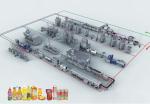 3 in 1 small bottle filling machine/500ML Bottled Filling Machine/aseptic juice