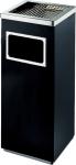 CE Indoor Square 10l SS Trash Can With Ashtray Lid