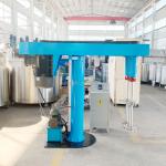 High Shearing Blade Paint Disperser Hydraulic Lift Twin Shaft Agitator Mixing