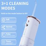 Household Oral Irrigator Cordless Water Flosser Teeth Cleaner 30PSI - 110PSI