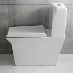 Wholesale One Piece Siphon Flush Toilet Soft Closed Toilet Seat 3.7L from china suppliers