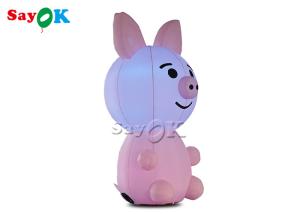 Wholesale Advertising 2.8m Custom Inflatable Products Blow Up Mascot Pig from china suppliers