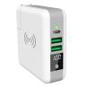 Buy cheap Four In One Universal 2 USB Qi Wireless Charger Power Bank from wholesalers