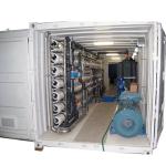 99.7% Rejection Containerized Water Treatment Plant RO System 15 Bar Pressure
