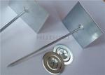 63.5mm Galvanized Steel Self Stick Insulation Pins To Install Foam Insulation