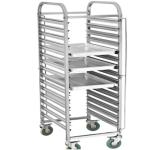 201 304 316 Food Grade Stainless Steel 32 Trays Tray Trolly /Gastronorm Trolley