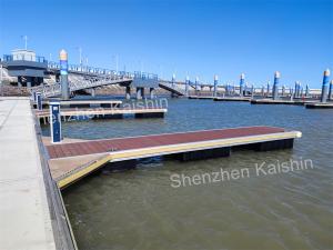 Wholesale Aluminium Marine Floating Dock Rubber Fender HDPE EPS Foam Floats Finger Dock from china suppliers