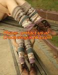 Lady Winter Indoor Hand Knitted Slipper Sock,hand knit sock,Knitted Wool Sock
