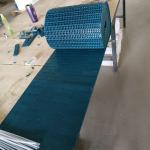 170mm Plastic Modular Conveyor Belt Custom With Positrack 1000