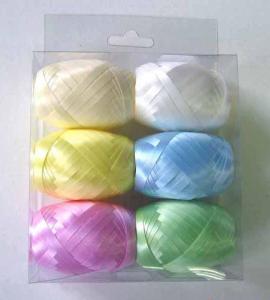 Wholesale OEM Solid plain balloon Curling Ribbon Egg , Flower Star Pattern polypropylene ribbon from china suppliers
