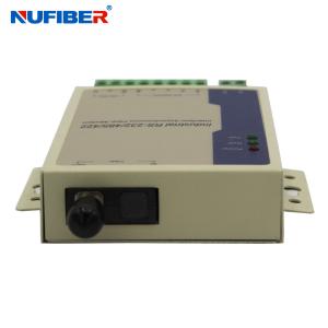 Wholesale Iron Shell Serial To Fiber Converter , Duplex 2km Optic Fiber Modem from china suppliers