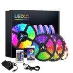 LED Light Source 5M 10M 20M 5V IP20 5050 RGB USB Color Changing Music Flex