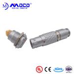 3B Series M18 30 Pin Push Pull Electrical Connectors Cylinder Type 50 IP Rating