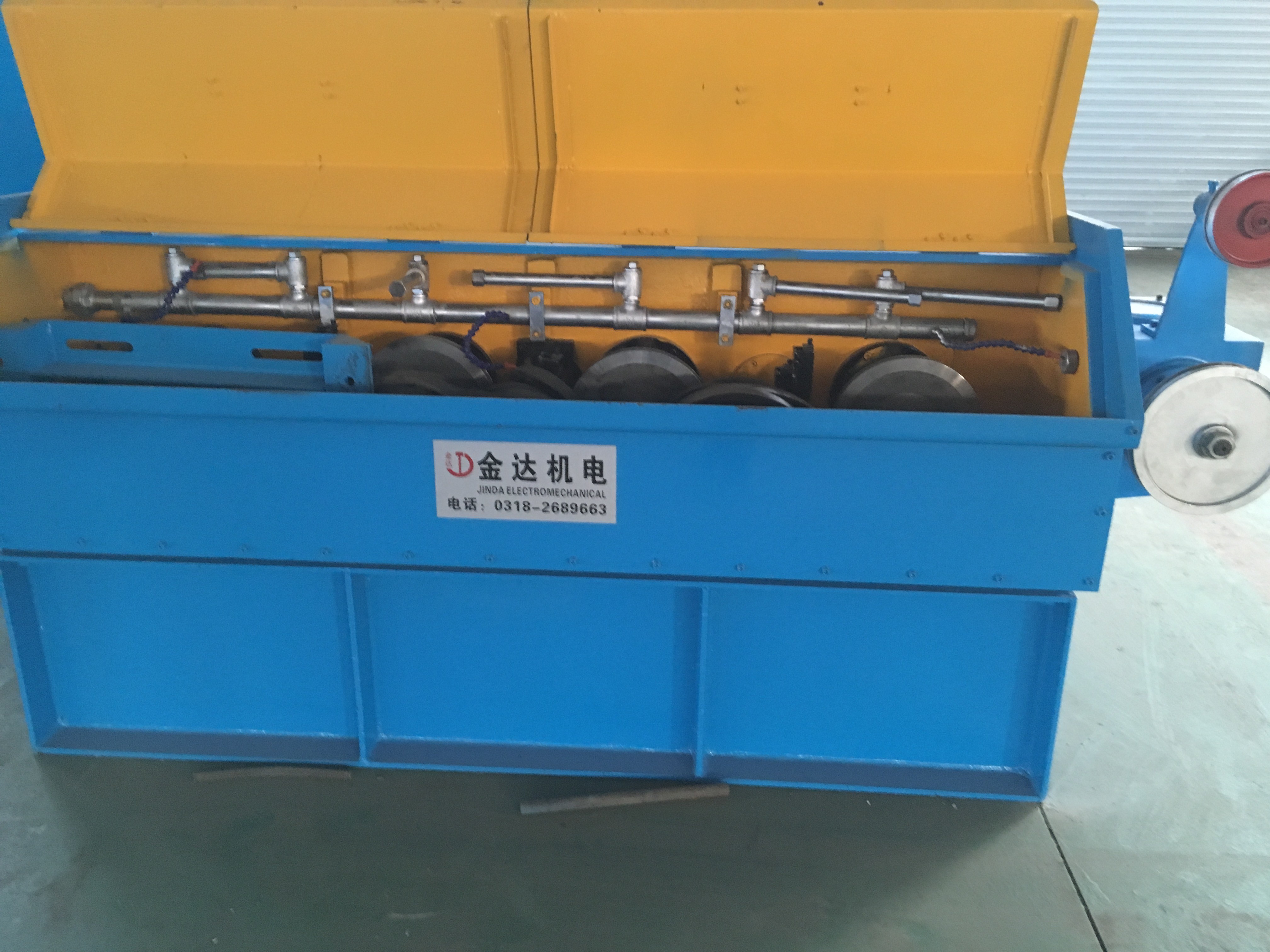 JD-400Copper Wire Drawing Machine with Annealing for Electric Cable manufacturing