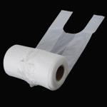 Custom Printed T Shirt Plastic Grocery Bags Disposable Plastic Shopping Bags