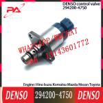 DENSO Control Valve Regulator SCV valve 294200-4750 Applicable to Hino Isuzu