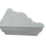 Handrails Marble Stone Sculpture Railing Ornament Craft White Stone Bridge Hotel